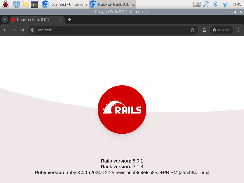 Yay! you’re on Rails!