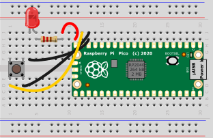 Pico W LED SWITCH回路