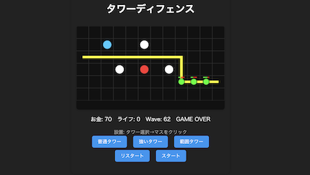タワーディフェンスのサムネイル